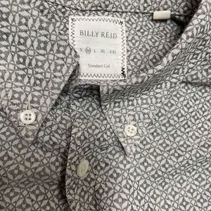 Billy Reid short sleeve button down size medium